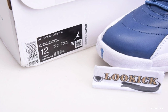 Blue 12 Air Retro 130690-404 Jordan Stone 0801